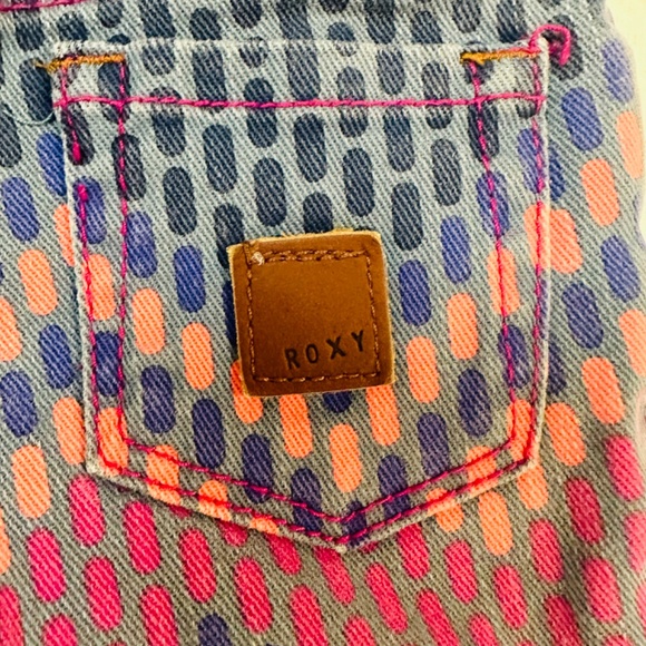 Roxy denim Jeans swim top jumper size 6-12 good condition - Picture 7 of 8